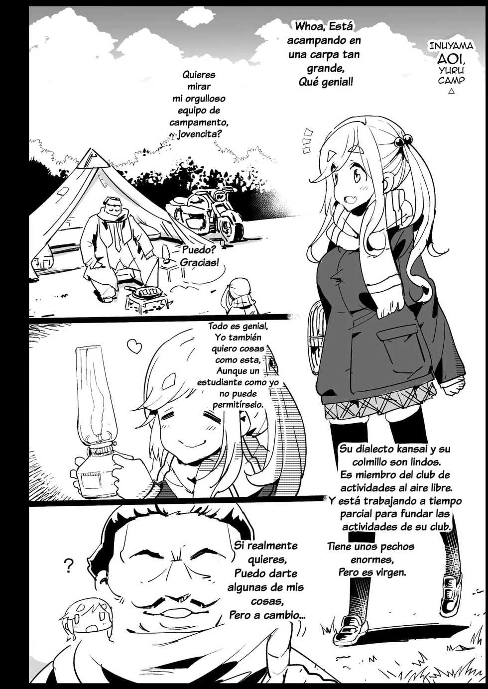 [Eromazun (Ma-kurou)] Kyousei Enkou 2 ~Kuro Gal JK o Kane de Dakitai~ (Yuru Camp) [Spanish] [Digital] - Page 28
