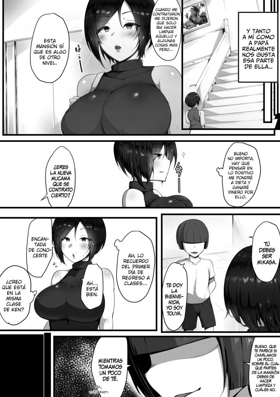 [Nekohachi Eigyoubu (Neko Samurai)] Toriko no Haha 3 ~Hahatorare~ [Spanish] [Dartex] - Page 10