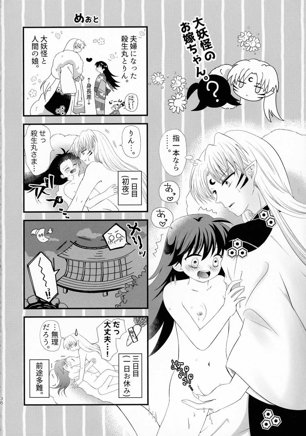 (SPARK16) [Mochimochi no Mei (Various)] Kinyoku no Daiyoukai (Inuyasha) - Page 35