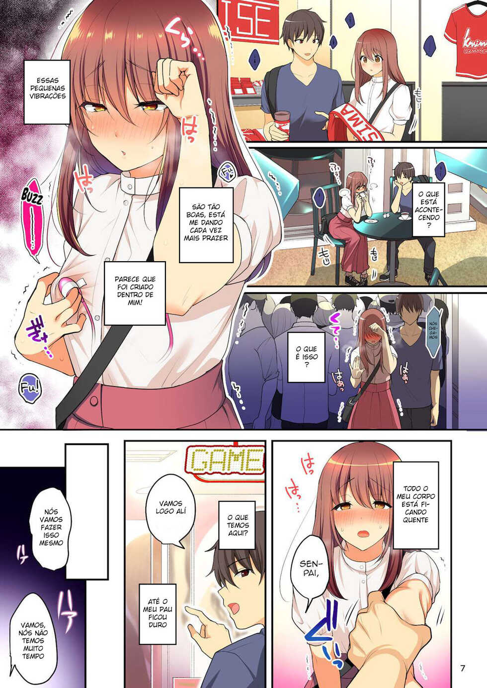 [Kakukonoka (Menoko)] Senpai no Oppai ~Josou Date Hen~ [Portuguese-BR] [DiegoVPR] [Digital] - Page 8