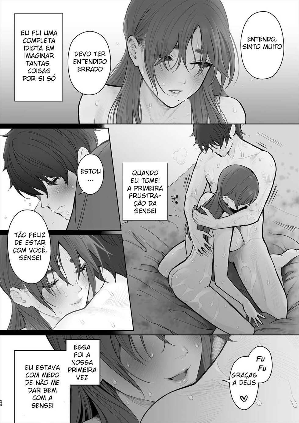 [E☆Roman Koubou (Edogawa Roman)] Sensei wa Deau Mae Kara Choukyou Sumi | Minha Professora Que, antes do nosso encontro era tímida [Portuguese-BR] [DiegoVPR] - Page 25