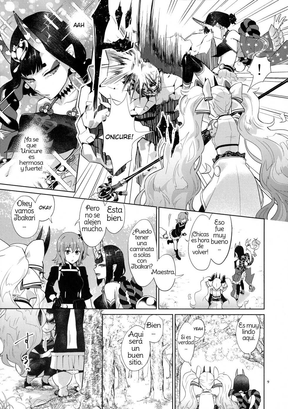 (C97) [Manmanya (Titiduki)] Gohou Shoujo no Himitsu Tokkun (Fate/Grand Order) [Spanish] [Amaterasu] - Page 8