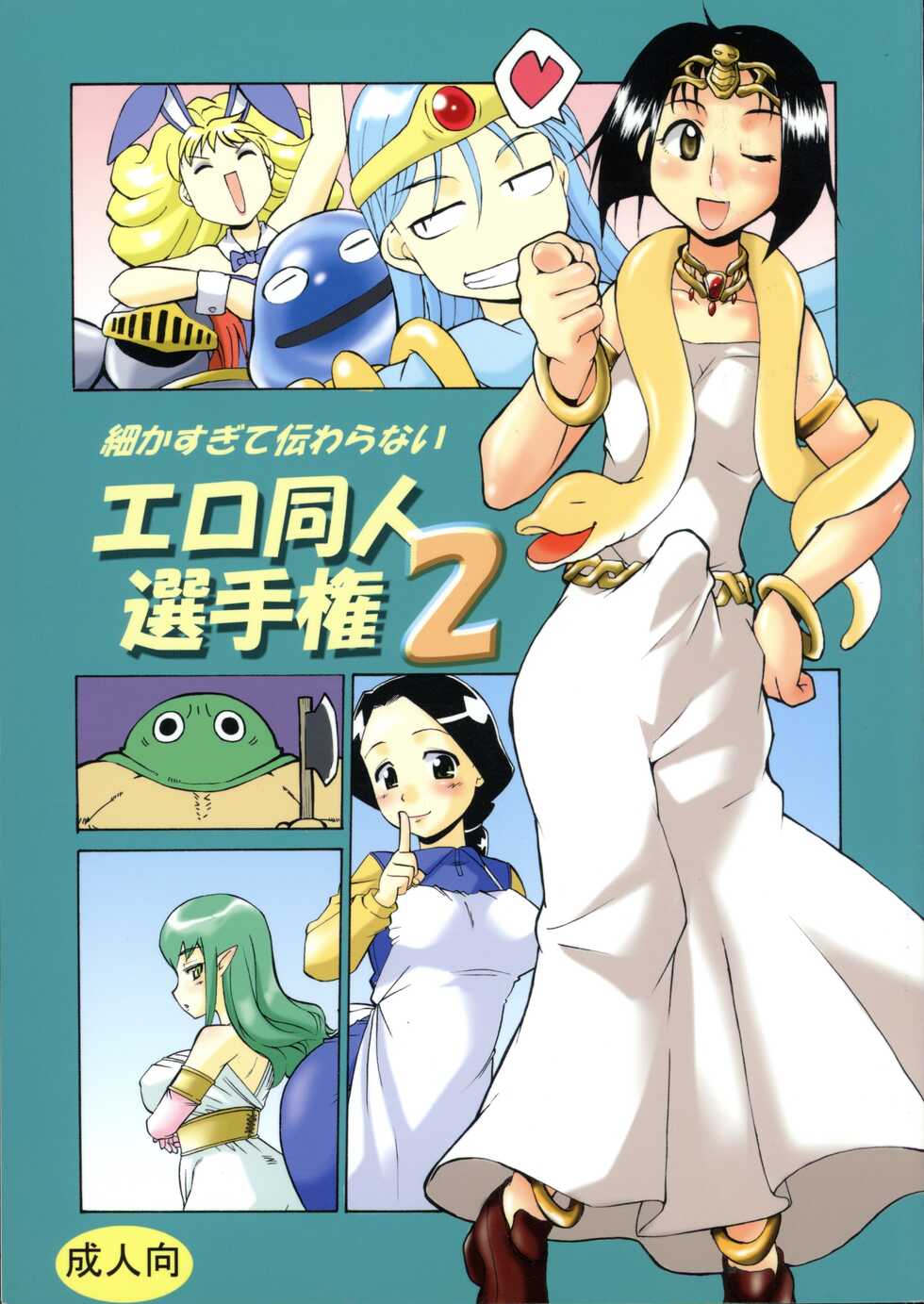 [Kaguya Hime Koubou (Gekka Kaguya)] Komaka Sugite Tsutawaranai Ero Doujin Senshuken 2 (Dragon Quest) - Page 1