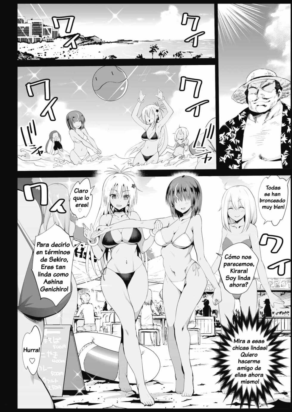 [Eromazun (Ma-kurou)] Kyousei Enkou 3 ~Kuro Gal JK o Kane de Dakitai~ (Neon Genesis Evangelion) [Spanish] [Digital] - Page 4