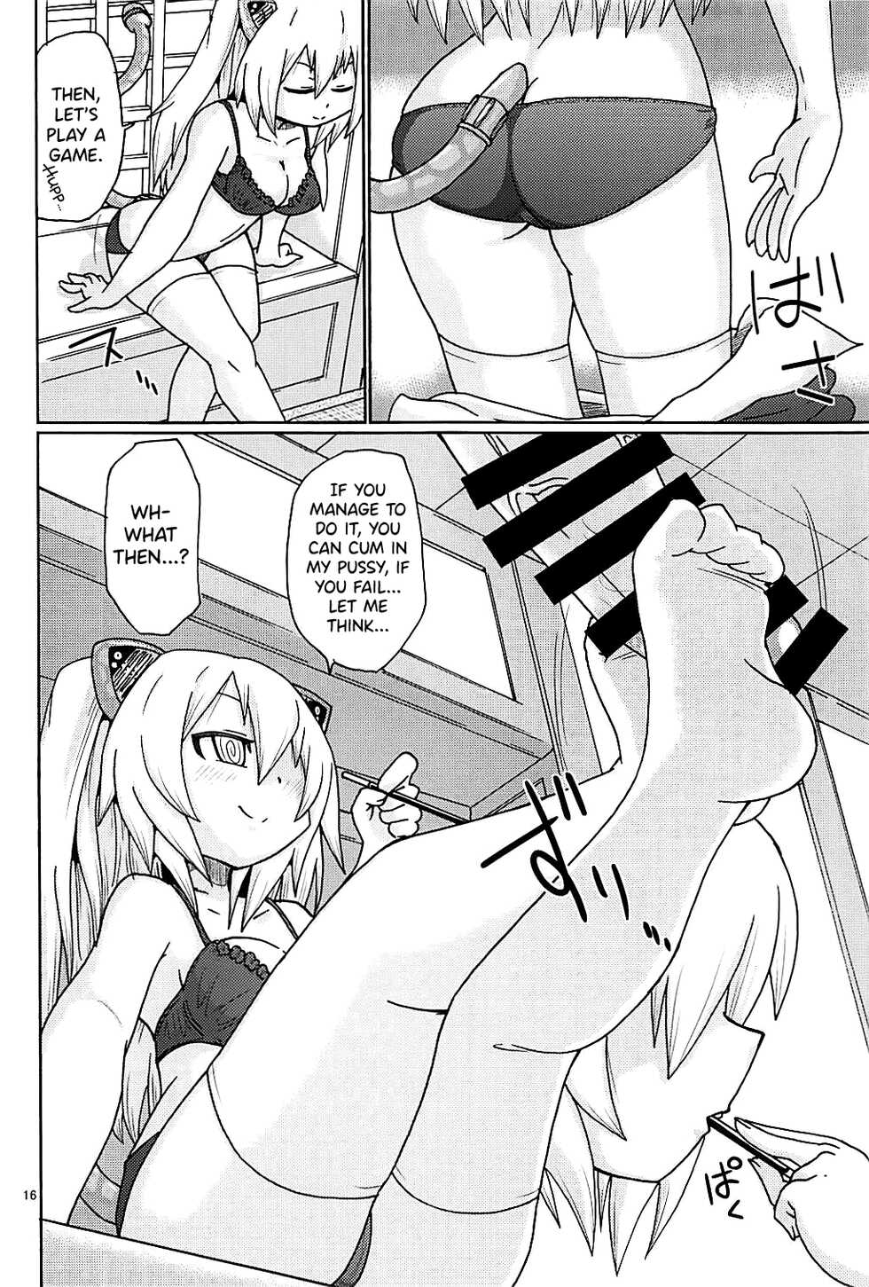 (C94) [Kirimochi Texture (Yoyoyoyou)] Hayaku xx Shitai (Nora Cat) [English] [biribiri] - Page 15