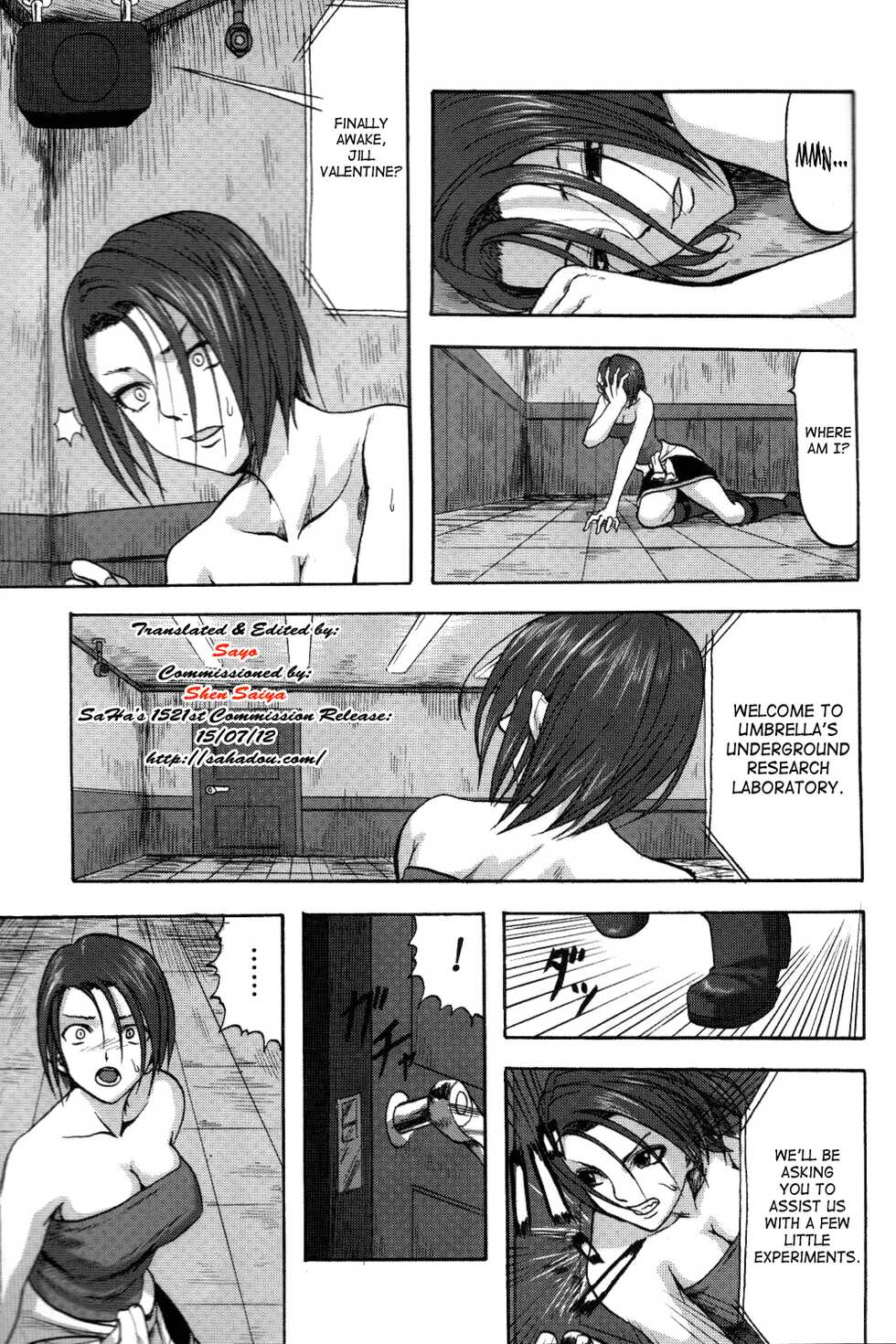 [Can Do Now! (Minarai Zouhyou)] B.O.W. to Hito tono Kouhai Jikken Houkokusho | B.O.W And Human Crossbreeding Experiment Report (Resident Evil) [English] [Decensored] [SaHa] - Page 2