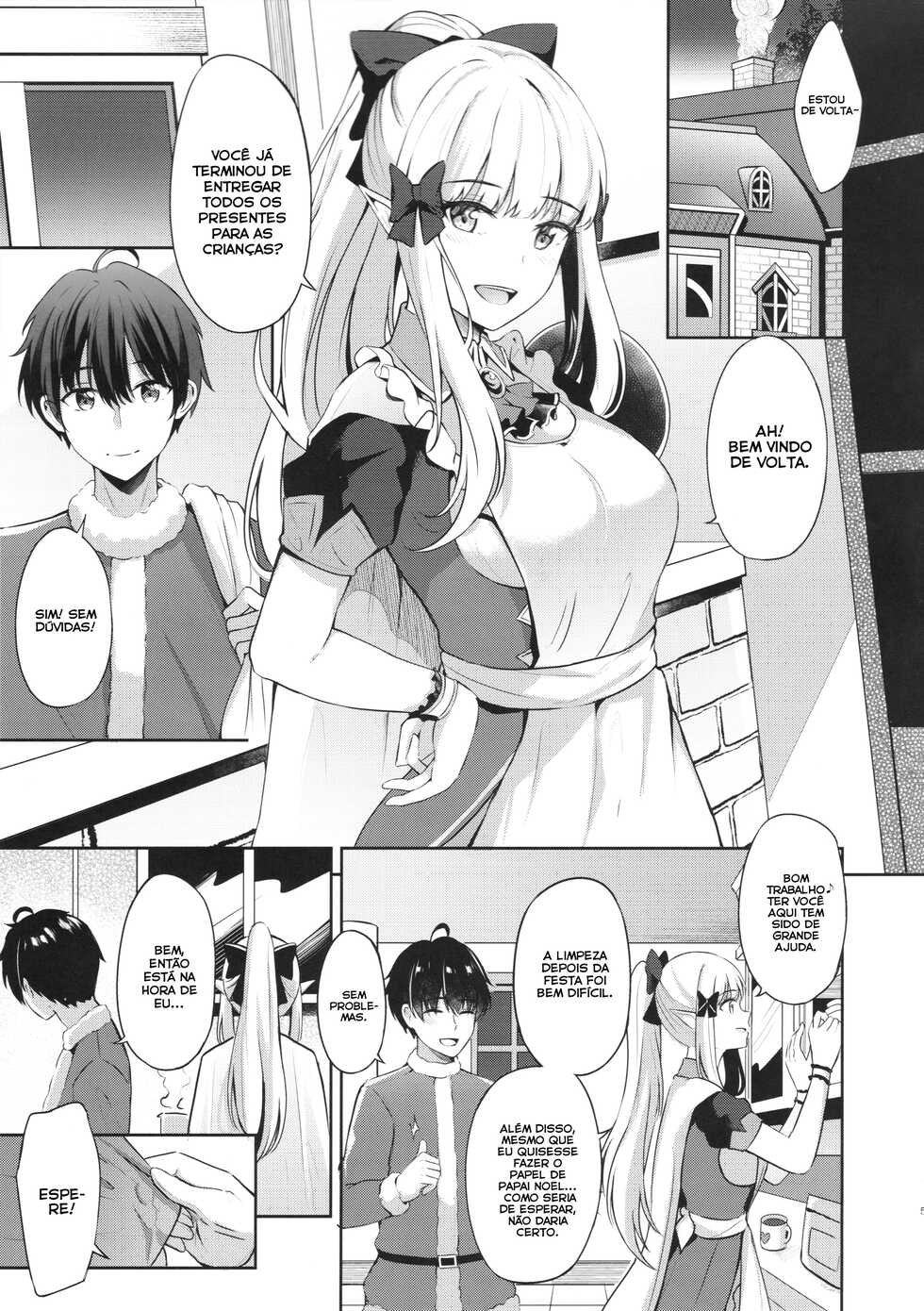 (C99) [Koniro Kajitsu (KonKa)] Saren no Tanoshii Yume | O sonho feliz de saren (Princess Connect! Re:Dive) [Portuguese-BR] [Sammael Macron] - Page 5
