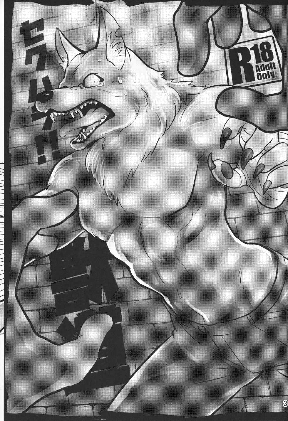 (Kemoket 9.5) [INK (Kandagawa Gufu, Kreuz)] Sekuhara!! Kemono Michi (Hataage! Kemono Michi) - Page 2