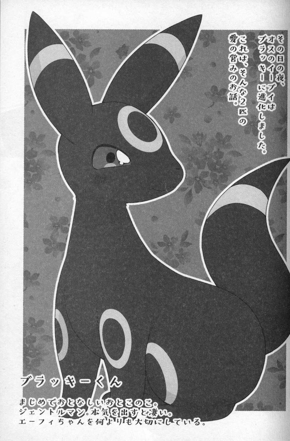 (Shinshun Kemoket 5) [Chabane Ninja (Happamushi)] Asa mo Hiru mo Yoru mo. (Pokémon) - Page 4