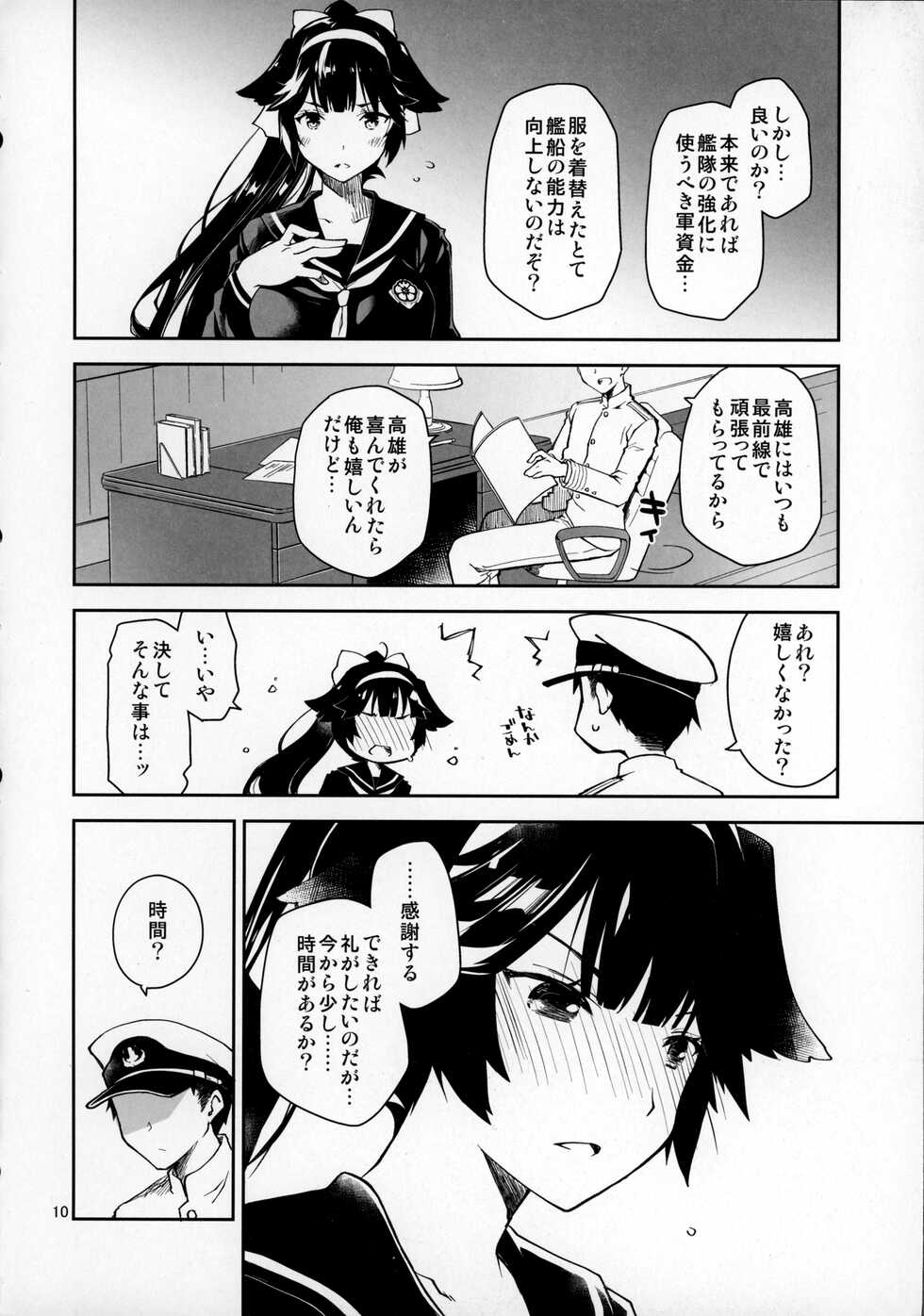 [Ponkotsu Works] Kakin Shikikan, Fuku o Kau. (Azur Lane) - Page 9