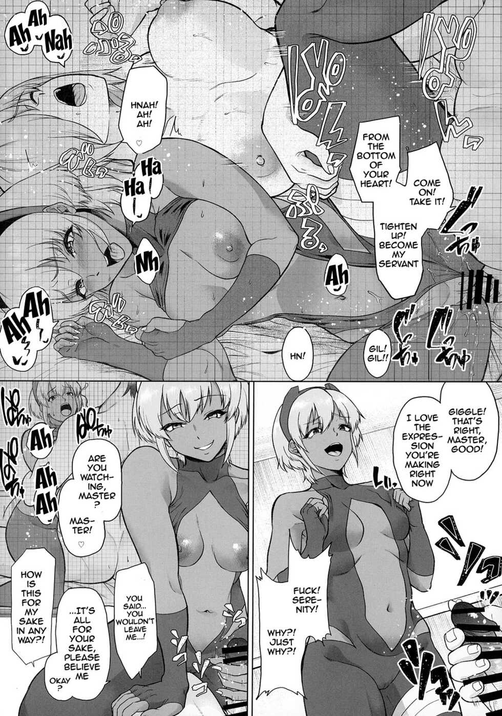 [Time-Leap (Aoiro Ichigou)] Shinrai Shita Kanojo ga Video no Naka de Miseru Itsumo to Chigau Mesu no Kao... | My Trusted Girlfriend Shows Me a New Look in a Video... The Look of a Slut (Fate/Grand Order) [English] {Doujins.com} [Digital] - Page 31