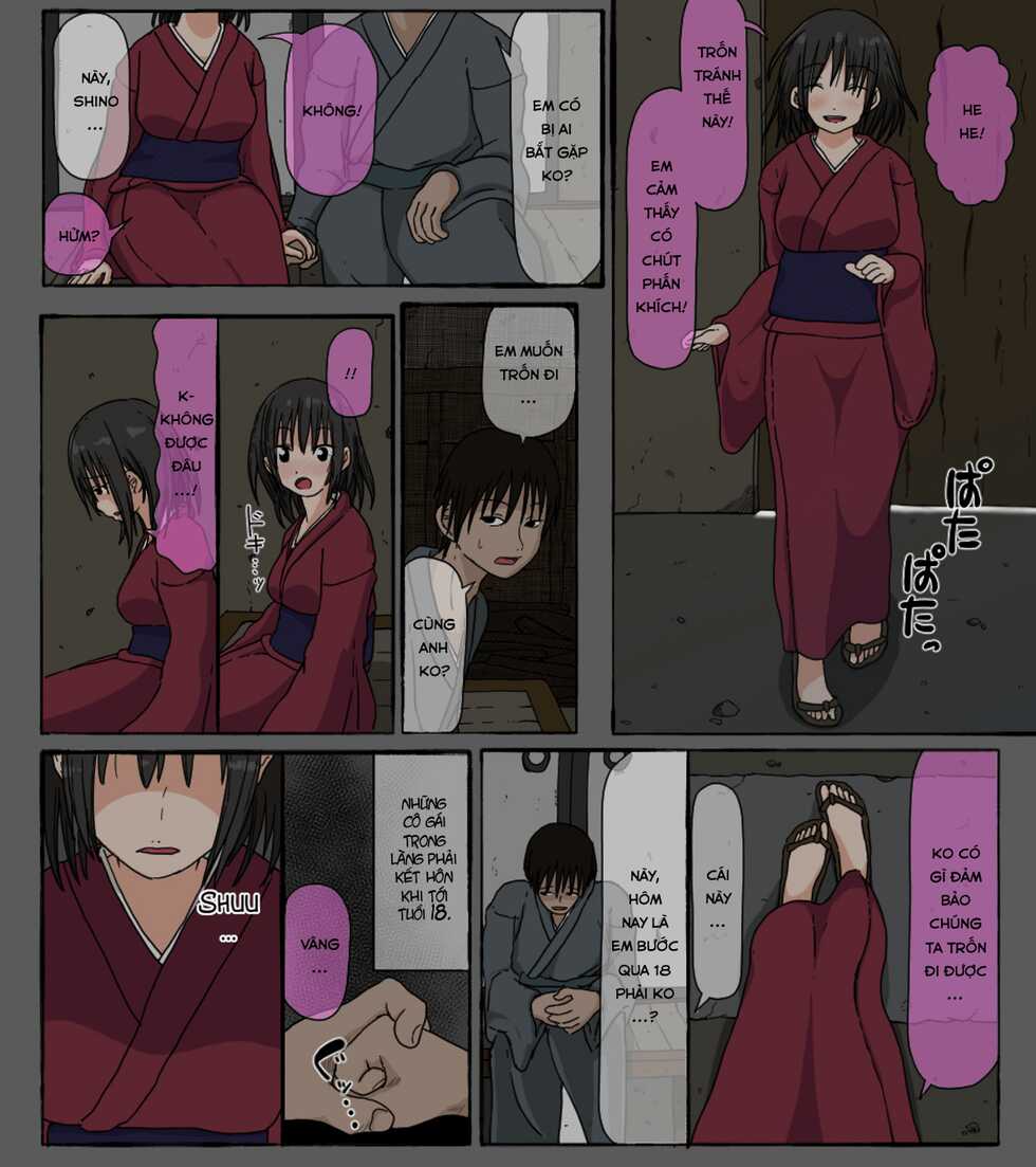 [Iris art (Toda Hisaya)] Mura no Okite - Koibito wa Ore no Mae de Hoka no Otoko to Fuufu ni Naru [Vietnamese Tiếng Việt] - Page 4