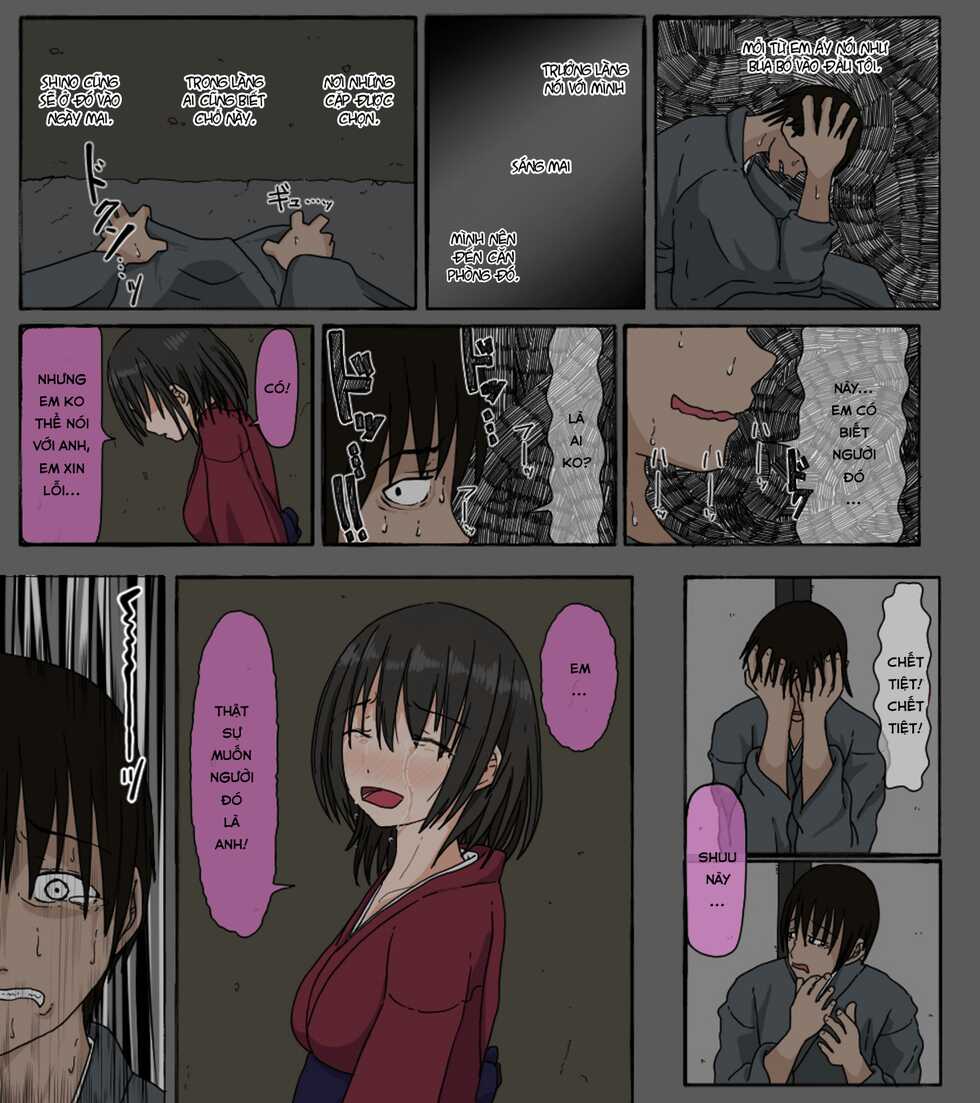 [Iris art (Toda Hisaya)] Mura no Okite - Koibito wa Ore no Mae de Hoka no Otoko to Fuufu ni Naru [Vietnamese Tiếng Việt] - Page 5