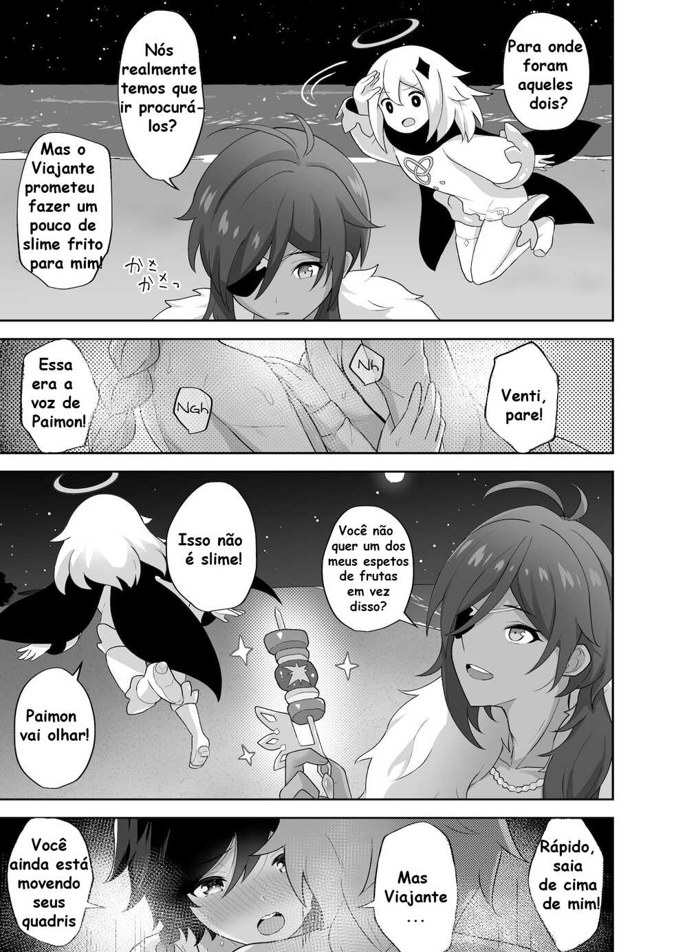 [Takama] Hamabe de Tsuzuru Uta  Escrevendo Poesia na Praia (Genshin Impact) PT BR - Page 28