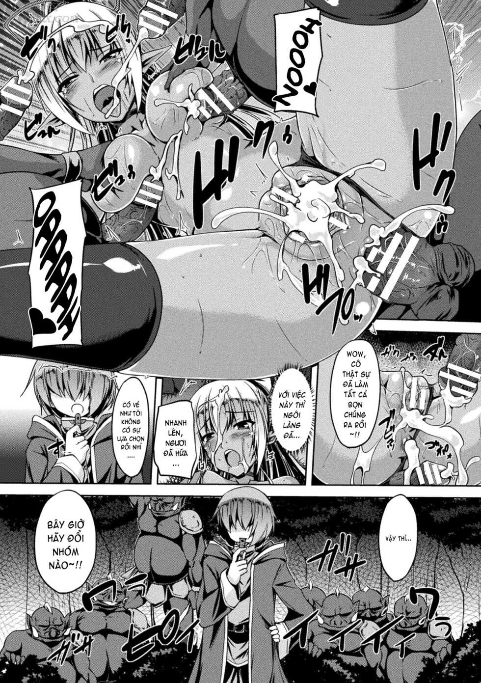 [Gonzaburo-] Gunjoku no Dark Elf | Gang-raped Dark Elf (Haiboku Otome Ecstasy Vol. 4) [Vietnamese Tiếng Việt] [Digital] - Page 16