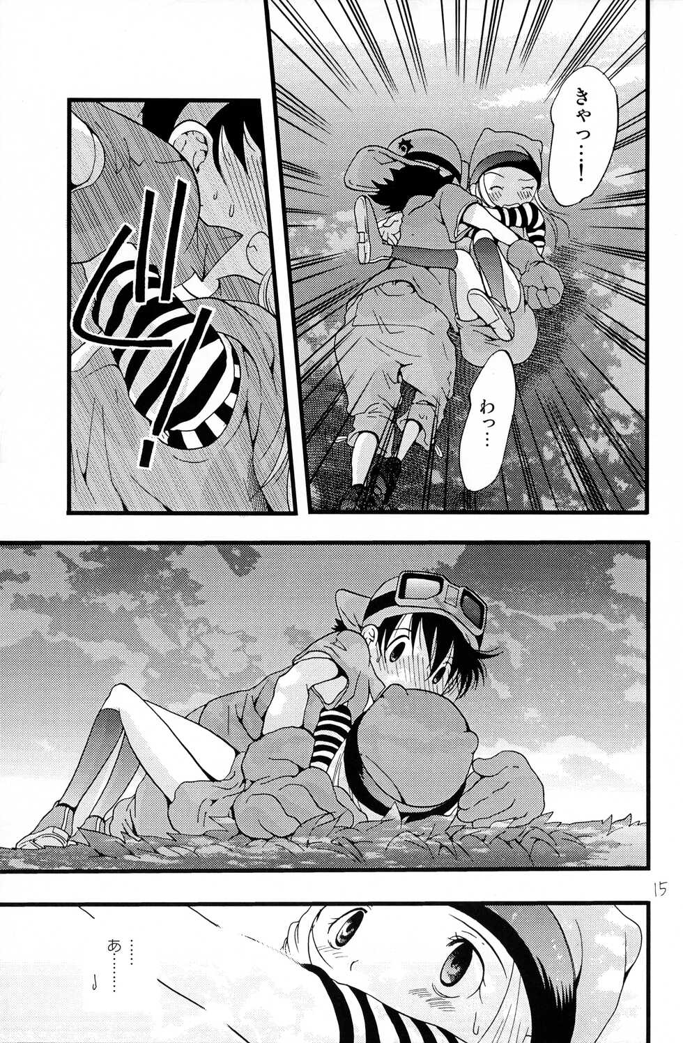 (C62) [Tomato Surprise (Futtsu Misaki)] Your Eyes Only (Digimon Frontier) - Page 14