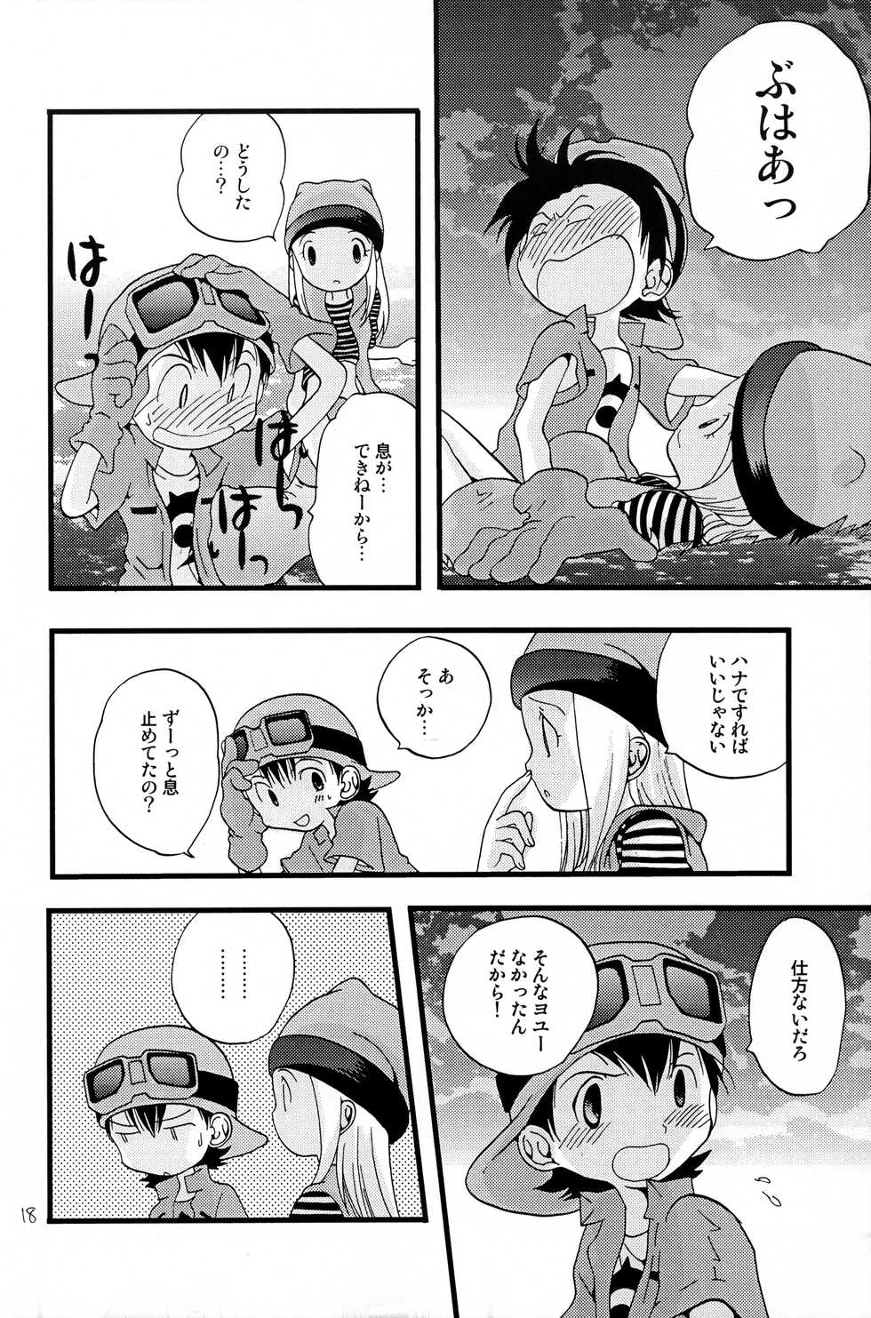 (C62) [Tomato Surprise (Futtsu Misaki)] Your Eyes Only (Digimon Frontier) - Page 17
