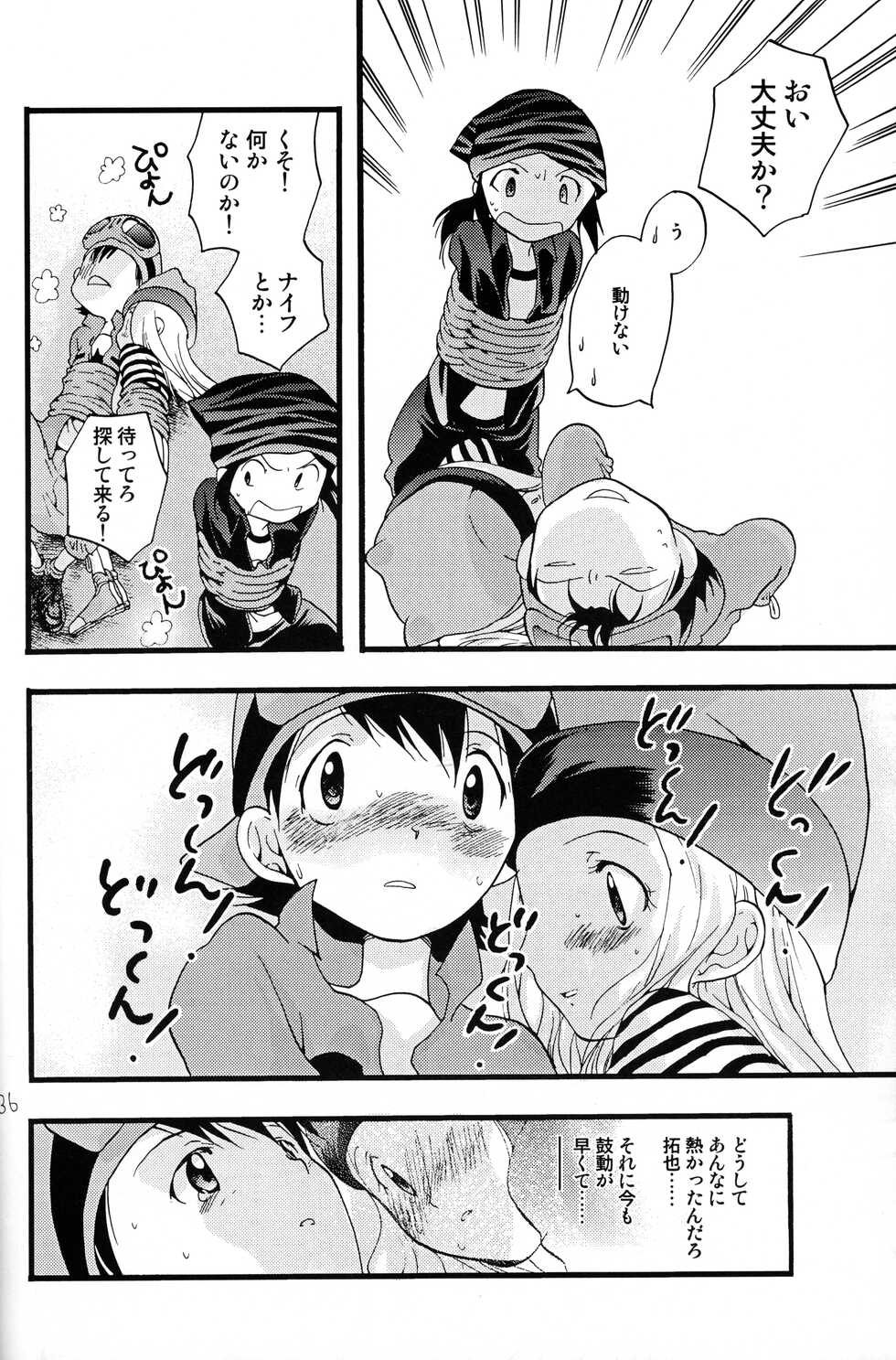 (C62) [Tomato Surprise (Futtsu Misaki)] Your Eyes Only (Digimon Frontier) - Page 35