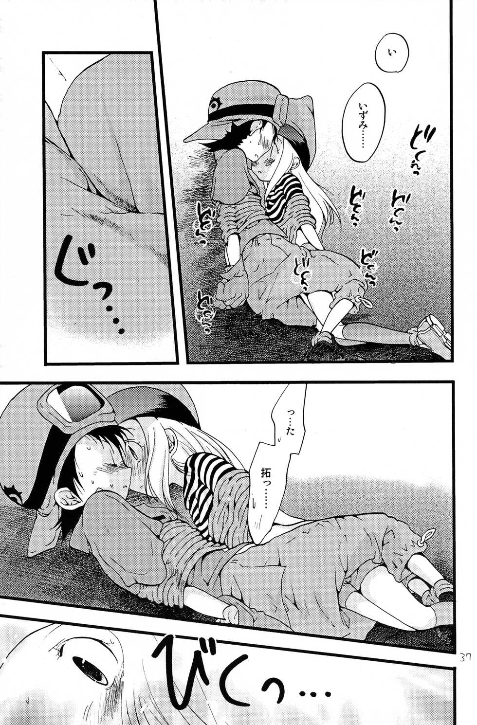 (C62) [Tomato Surprise (Futtsu Misaki)] Your Eyes Only (Digimon Frontier) - Page 36