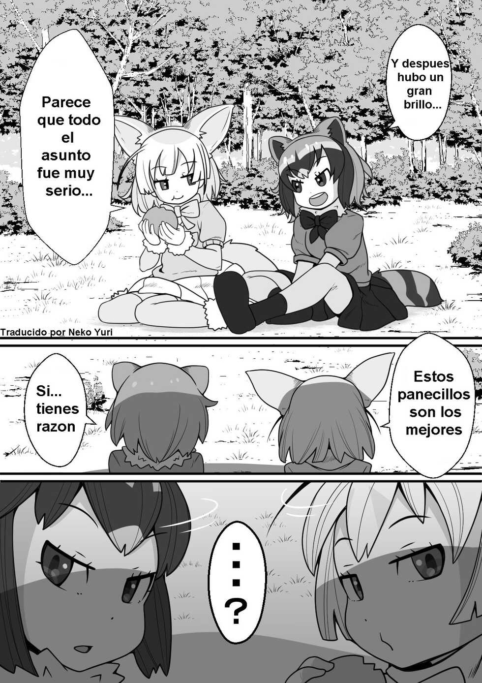 [Tomato Kikaku] Fennec ga Shokushu ni Yarareru no da!! (Kemono Friends) [Spanish] [Neko Yuri] - Page 6