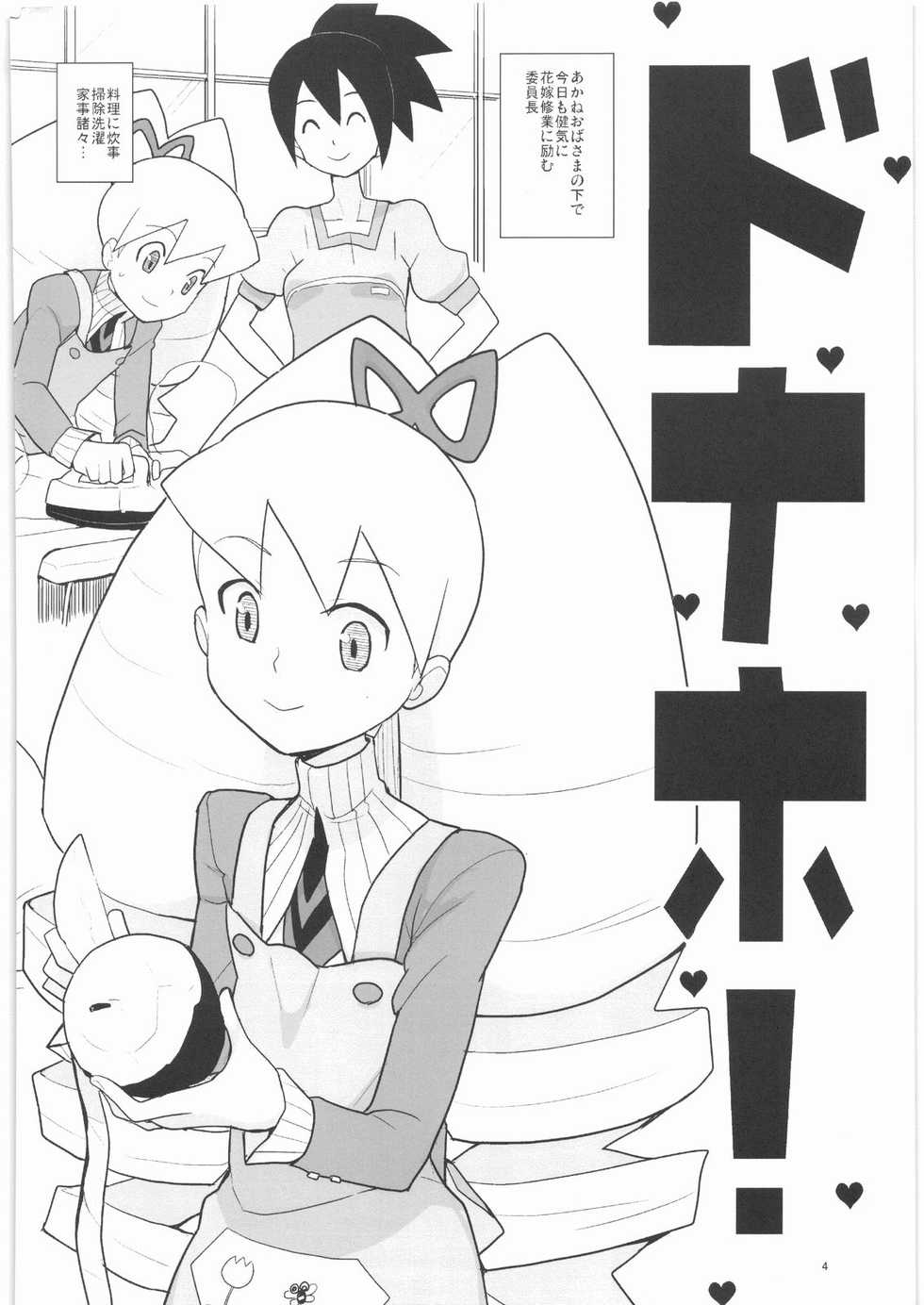 (C75) [Zenra Restaurant (Heriyama)] Drill to Tights to Iinchou! (Mega Man Star Force) - Page 3