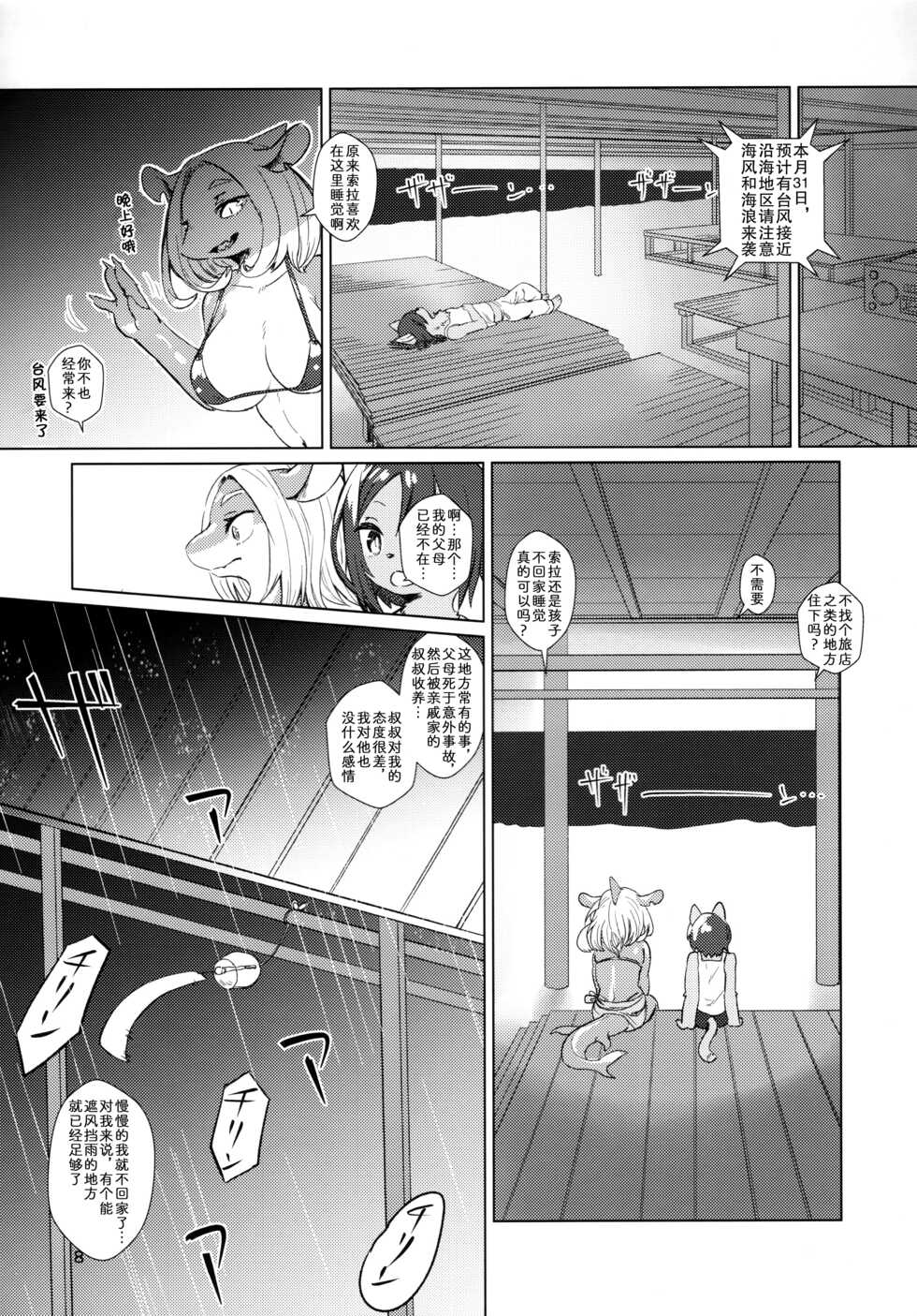 (Kemoket 11) [Hoshi Futatsu. (Yoo Oona)] Byebye, Blue [Chinese] [zc2333] - Page 7
