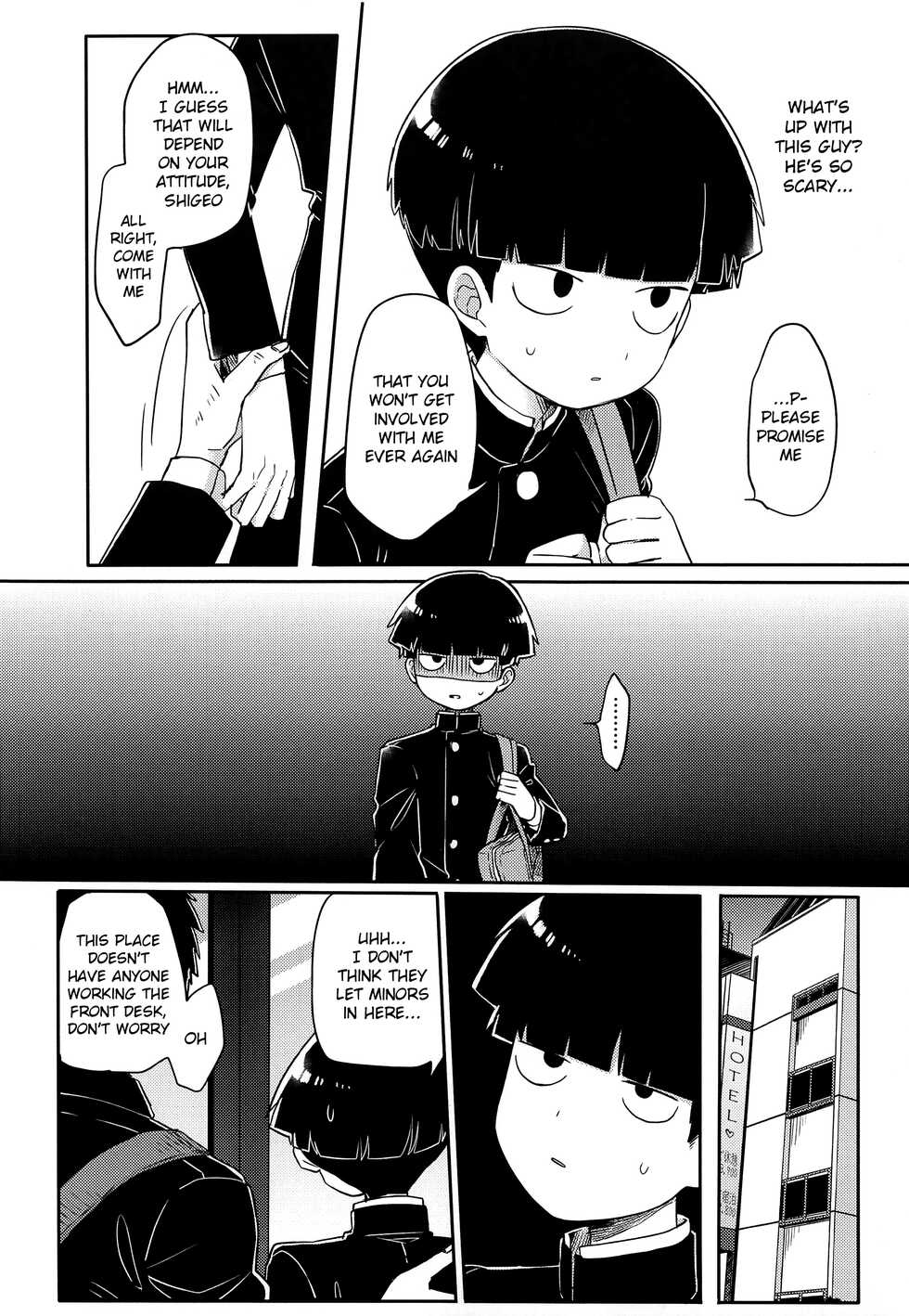 (ONE→HUNDRED 10) [PORYGON137 (Hidari Pory5n)] Kanbashii Kimi ni Tsugu | Following Your Sweet Scent (Mob Psycho 100) [English] {Chin²} - Page 5