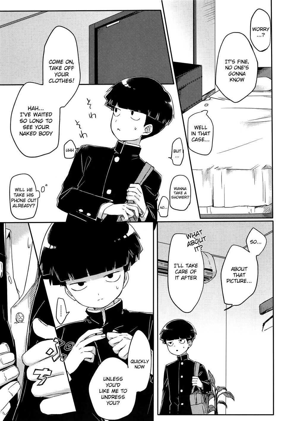 (ONE→HUNDRED 10) [PORYGON137 (Hidari Pory5n)] Kanbashii Kimi ni Tsugu | Following Your Sweet Scent (Mob Psycho 100) [English] {Chin²} - Page 6