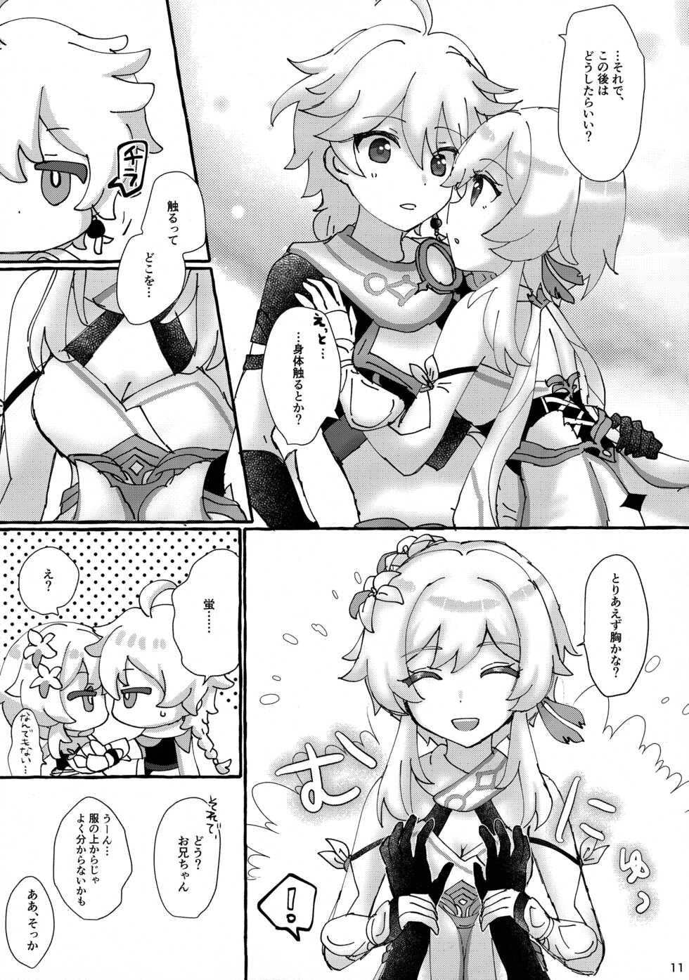 (Kami no Eichi) [Cotton Candy (Wataame)] Futari de Manegoto. (Genshin Impact) - Page 10