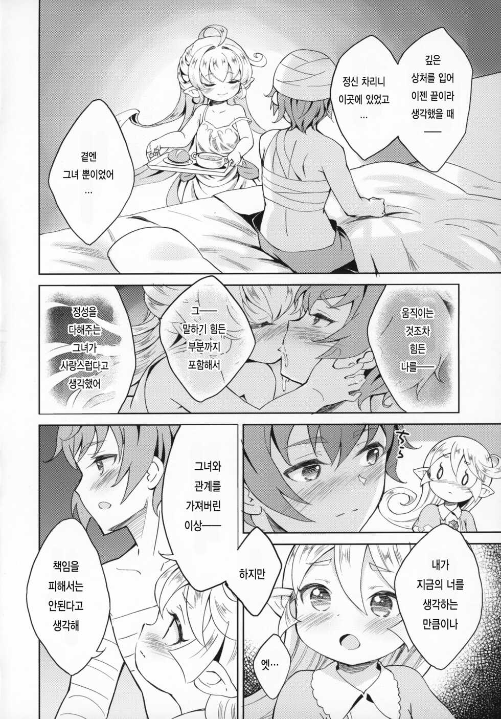 (C97) [CrawlNest (Eine)] Seikishi wa Mita!! ...de Arimasu (Granblue Fantasy) [korean] - Page 40