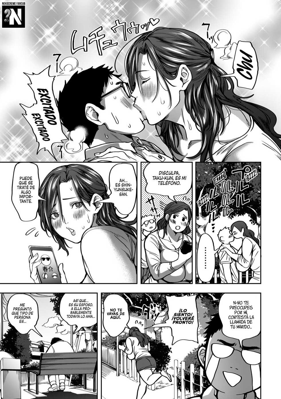 [Announ] Shunkashoutou Harem Tengoku! Ch. 4 Haha VS Musume Sono 1 | Un Paraíso del Harem para todas las Estaciones - Volumen 4: Madre VS Hija (1) (COMIC Kuriberon DUMA 2022-04 Vol. 35) [Spanish] [NekoCreme] - Page 9