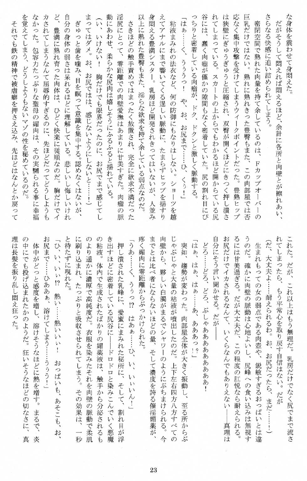 (C77) [Kuroi Miyako (Kuroi Hiroki, Rindou)] Seitenshi Yumiel Ibun - Voracious anecdote - Page 22