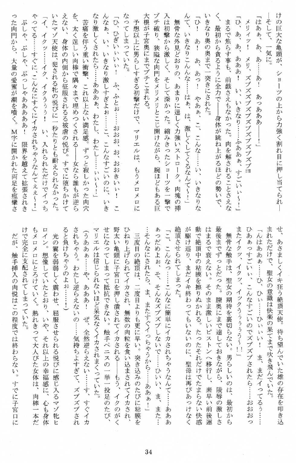 (C77) [Kuroi Miyako (Kuroi Hiroki, Rindou)] Seitenshi Yumiel Ibun - Voracious anecdote - Page 33