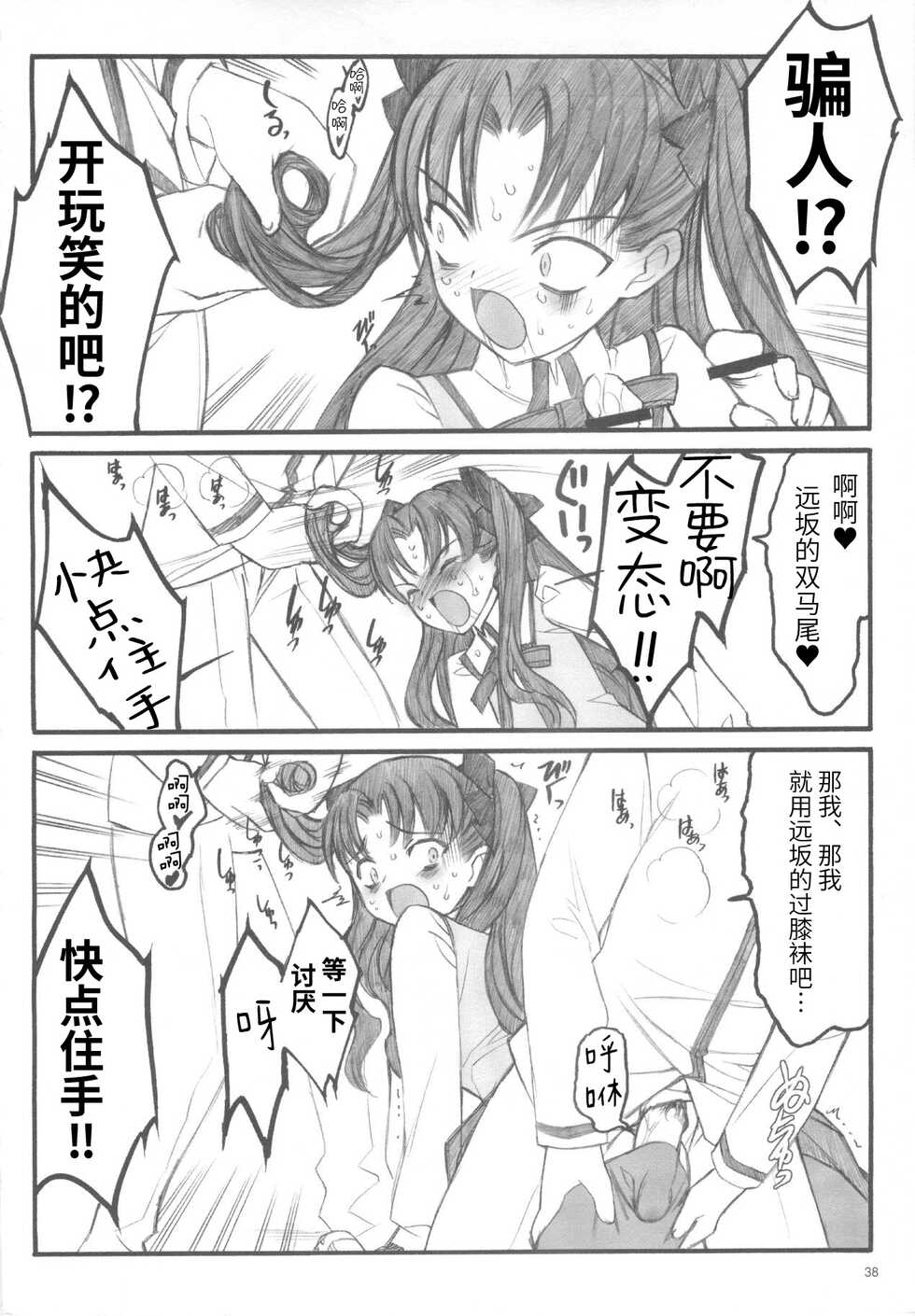 (C67) [Keumaya (Inoue Junichi)] Walpurgisnacht / Walpurgis no Yoru (Fate/stay night) [Chinese] [牛肝菌汉化] - Page 37