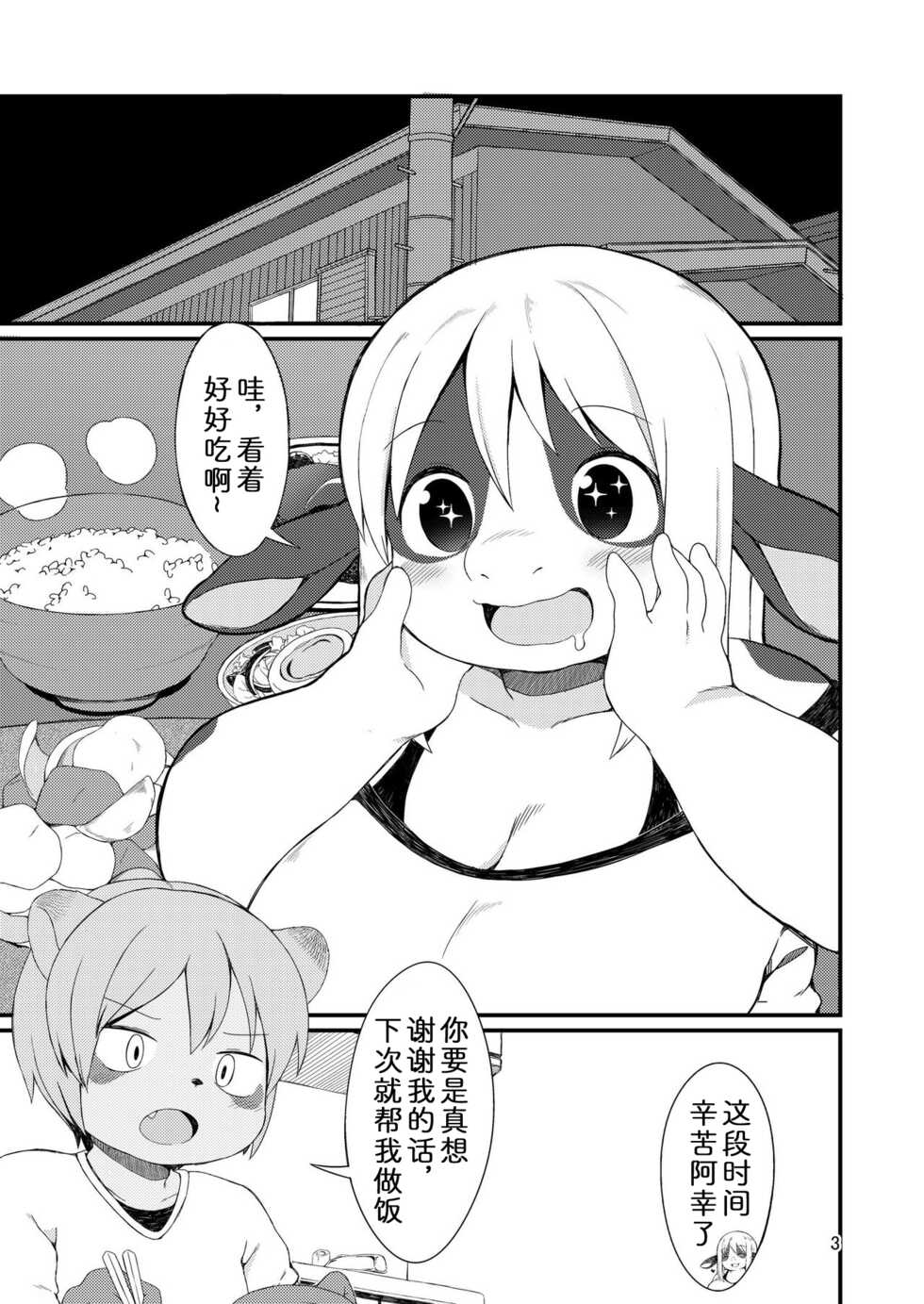 (Kansai! Kemoket 4) [Akitaka Seinikuten (Akitaka)] Manmaru Onee-chan! [Chinese] [zc2333] - Page 3