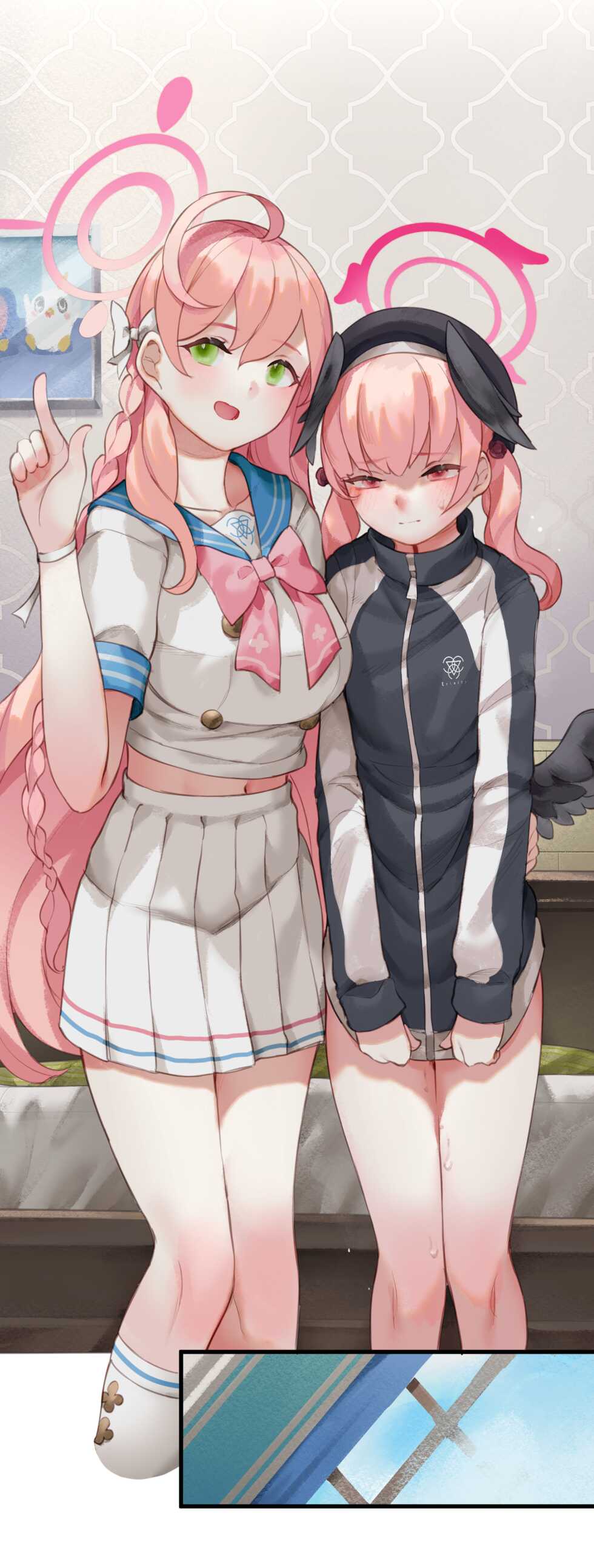 [CAT GARDEN (ねこてゐ)] 春よ花よ～ハナコとコハルがなりゆきで、レズえっちする漫画～ (ブルーアーカイブ) [DL版] - Page 54