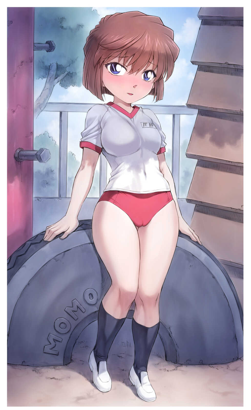 [Mogudan] Haibara Ai Sagyou Layer ヽ(´(ｪ)｀)ノ (Detective Conan) - Page 2