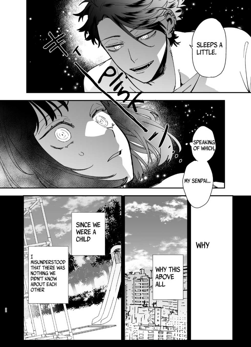 [Umenegi Daimyoujin (Umekoppe)] Sucked Dry By My Vampire Friend | Nekokaburi Kyuuketsuki ni Honenozui made Tabetsuku sareru [English] [Digital] - Page 34