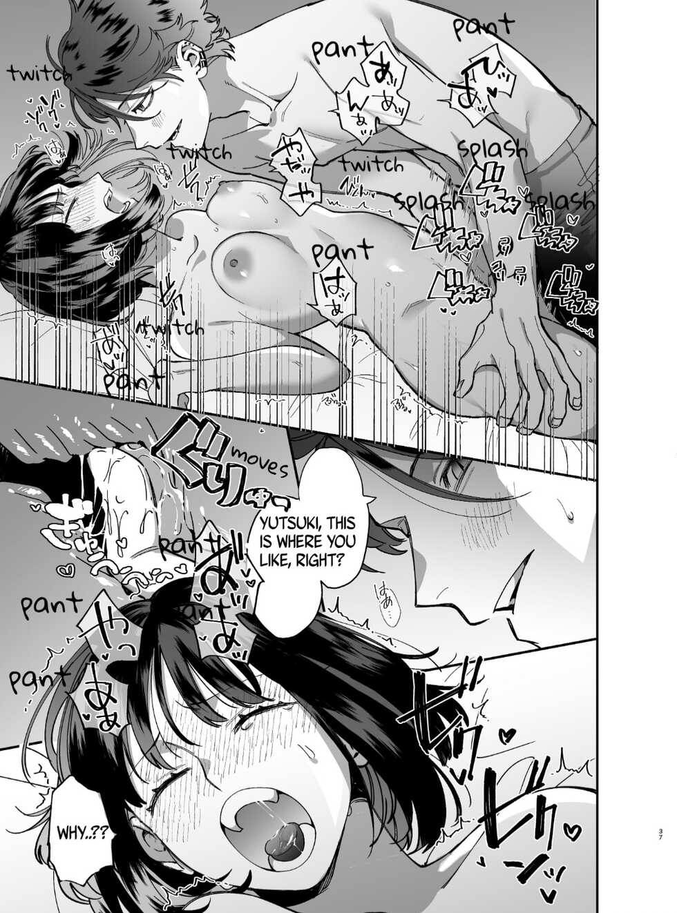 [Umenegi Daimyoujin (Umekoppe)] Sucked Dry By My Vampire Friend | Nekokaburi Kyuuketsuki ni Honenozui made Tabetsuku sareru [English] [Digital] - Page 39