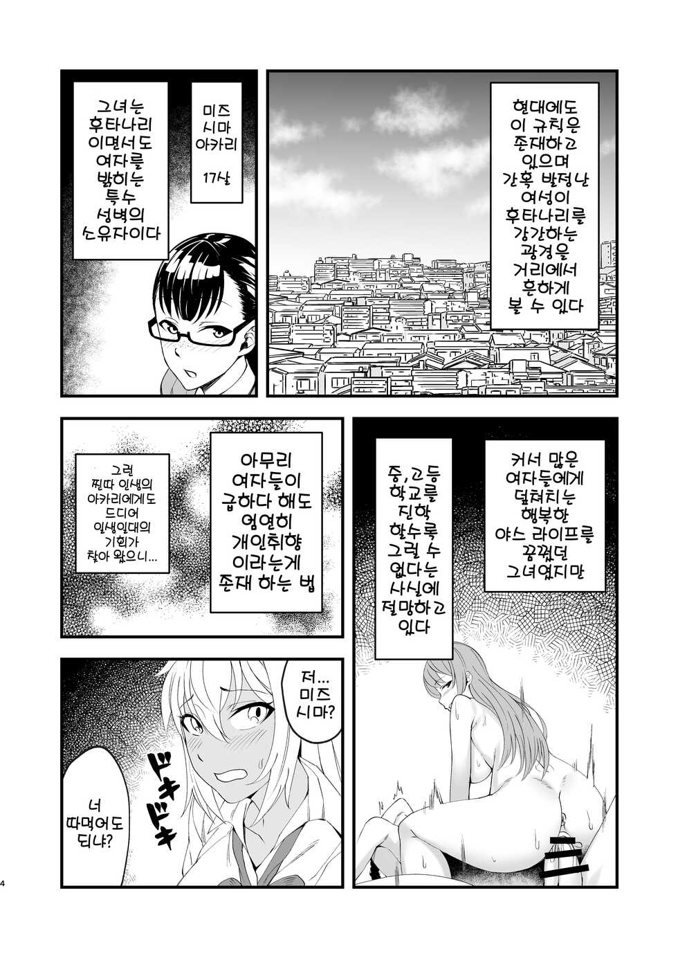 [Futanari ☆ Ochinchin Land] Futanari Shoujo wa Ichi Sex ga Shitai! | 후타나리 소녀는 진심연애 섹스를 하고싶다! [Korean] - Page 4