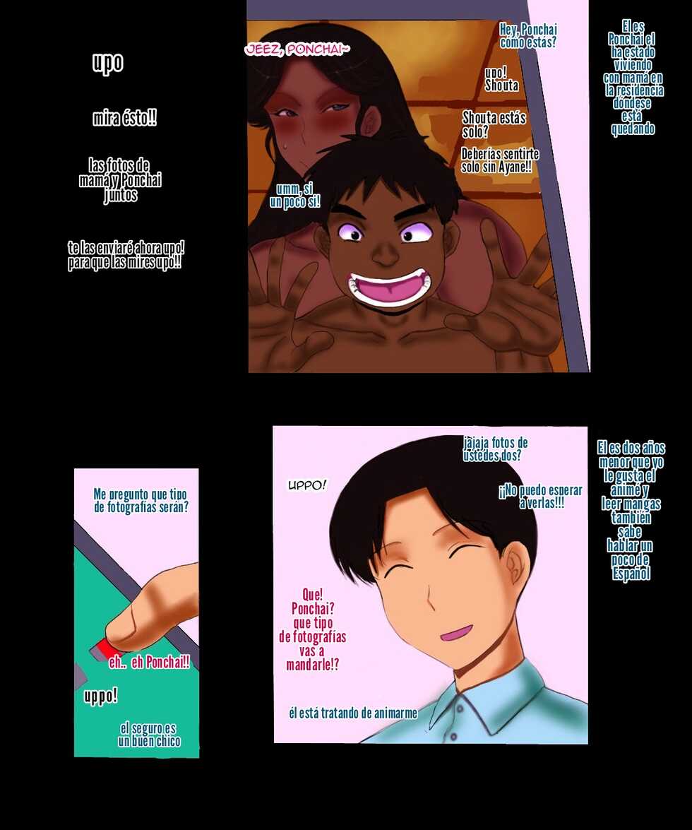 [Akatsuki Souken] Mama to Ponchai | Mamá Y Ponchai [Spanish] [Painapol] - Page 3