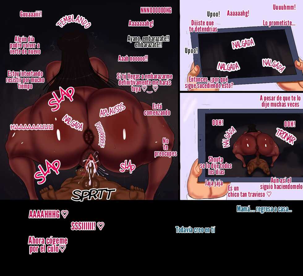 [Akatsuki Souken] Mama to Ponchai | Mamá Y Ponchai [Spanish] [Painapol] - Page 36