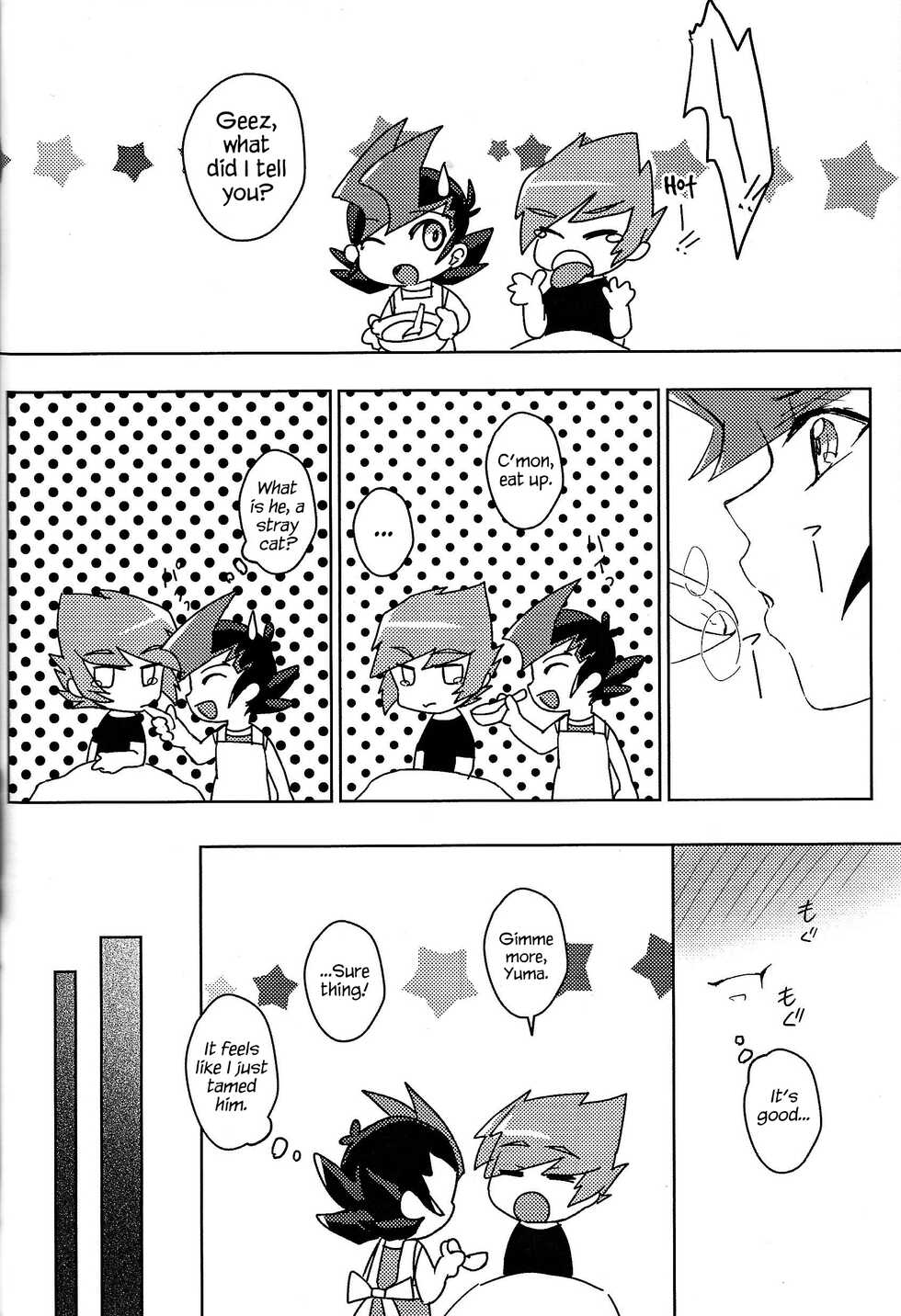 (Sennen Battle Phase 21) [Sankakukona (Hirono)] Shinyuu ga Kaze o Hikimashite (Yu-Gi-Oh! ZEXAL) [English] {Hennojin} - Page 23