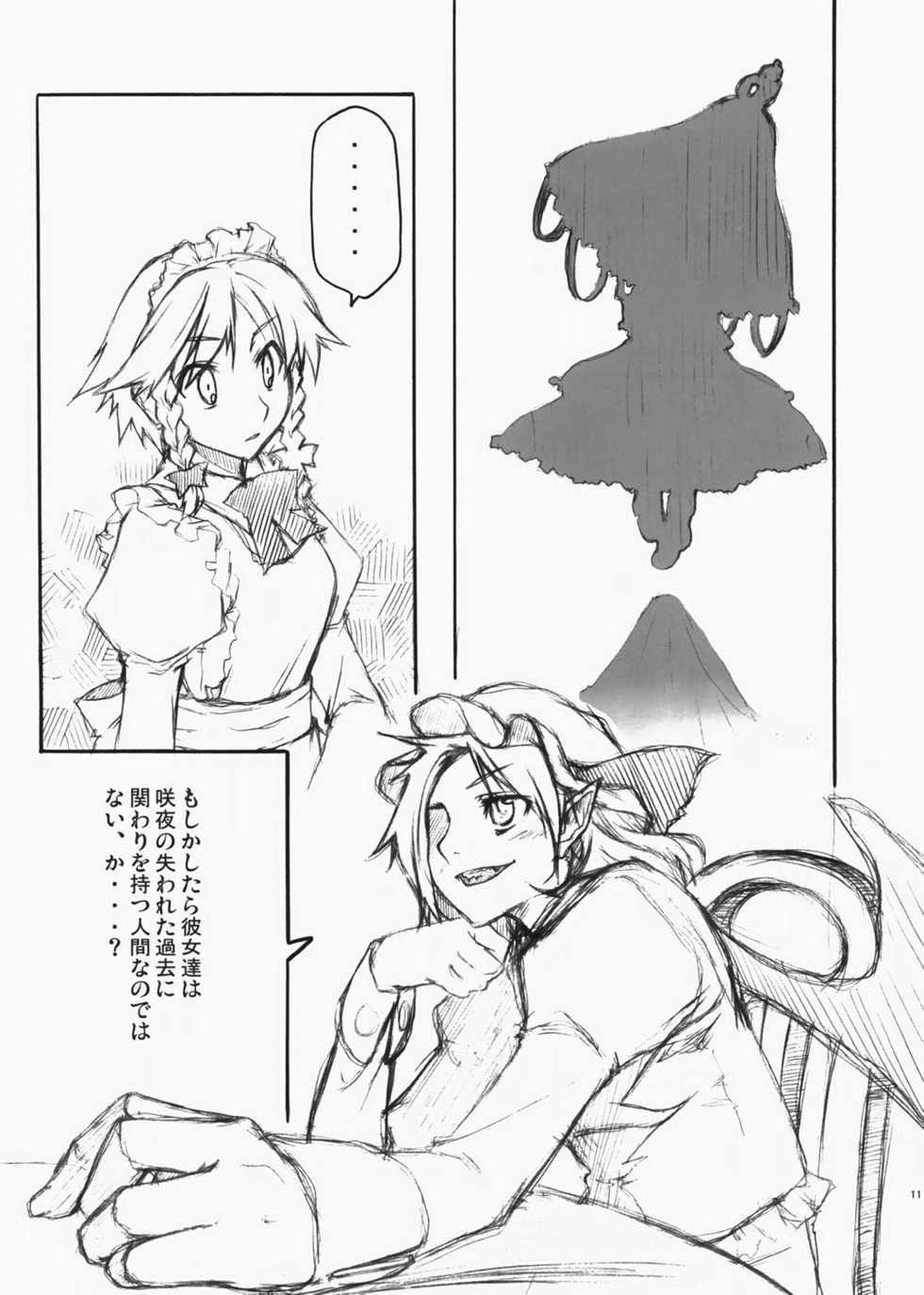 (C73) [MARCH (Minakuchi Takashi)] Sakuya wo meguru monogatari: 0 – UNTIL THEN – (東方 Project) - Page 10