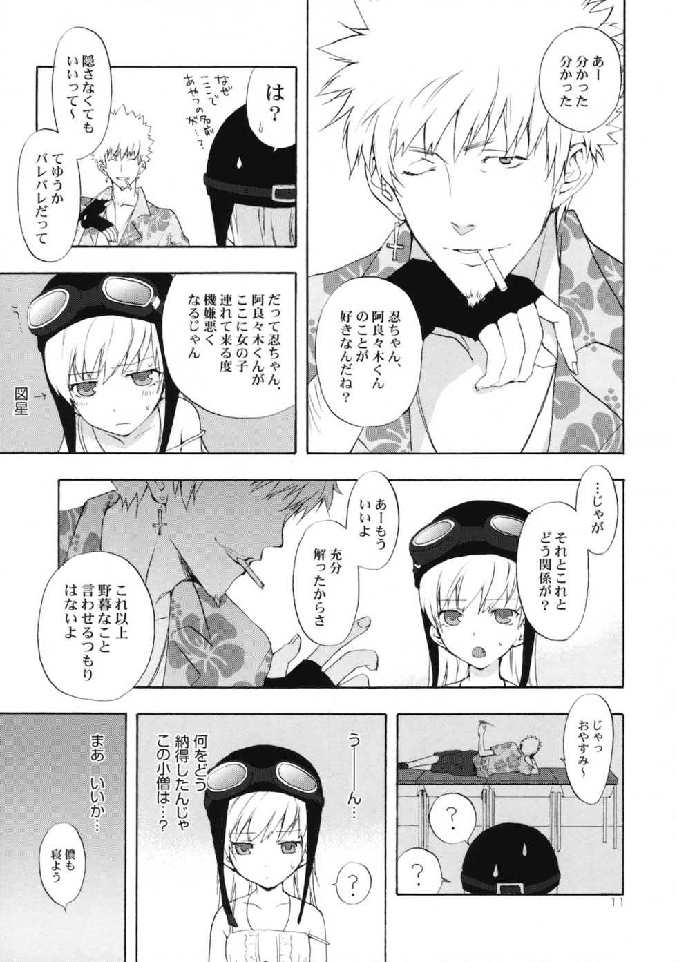 (SC46) [Aa Aishiteru (Taishow)] Oshino san-chi no Shinobu-chan. Sono 2 (Bakemonogatari) - Page 10