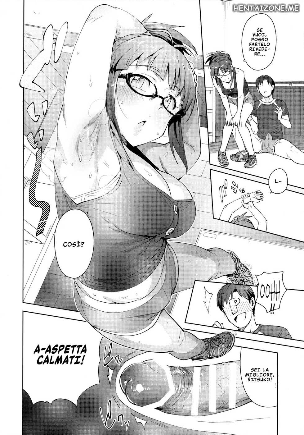 (C91) [PLANT (Tsurui)] Ritsuko to Stretch! | Stretching con Ritsuko (THE iDOLM@STER) [Italian] [Hentai Zone] - Page 6