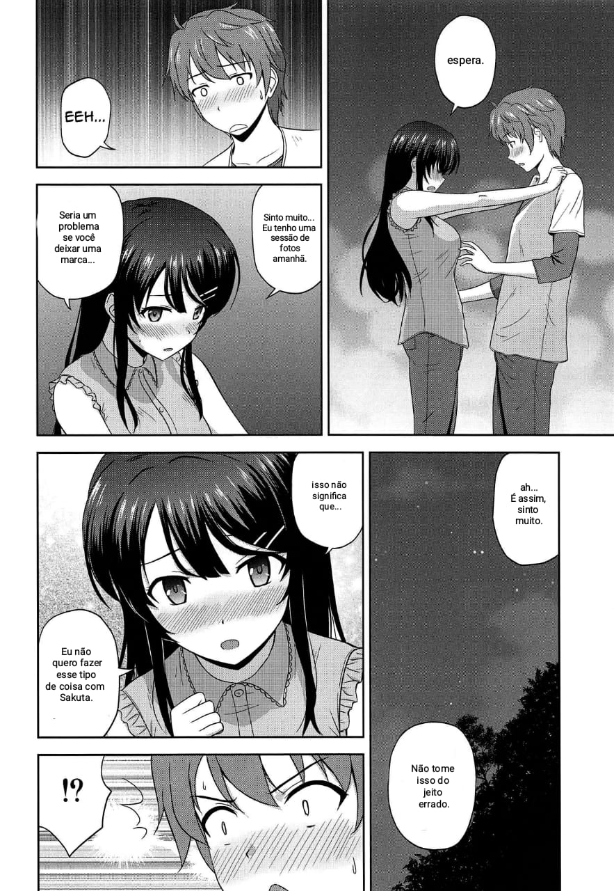 (COMIC1☆15) [G-SCAN CORP. (Satou Chagashi)] Seishun Black Time Killer (Seishun Buta Yarou wa Bunny Girl Senpai no Yume o Minai) [Portuguese-BR] [Kuri_Scans] - Page 3