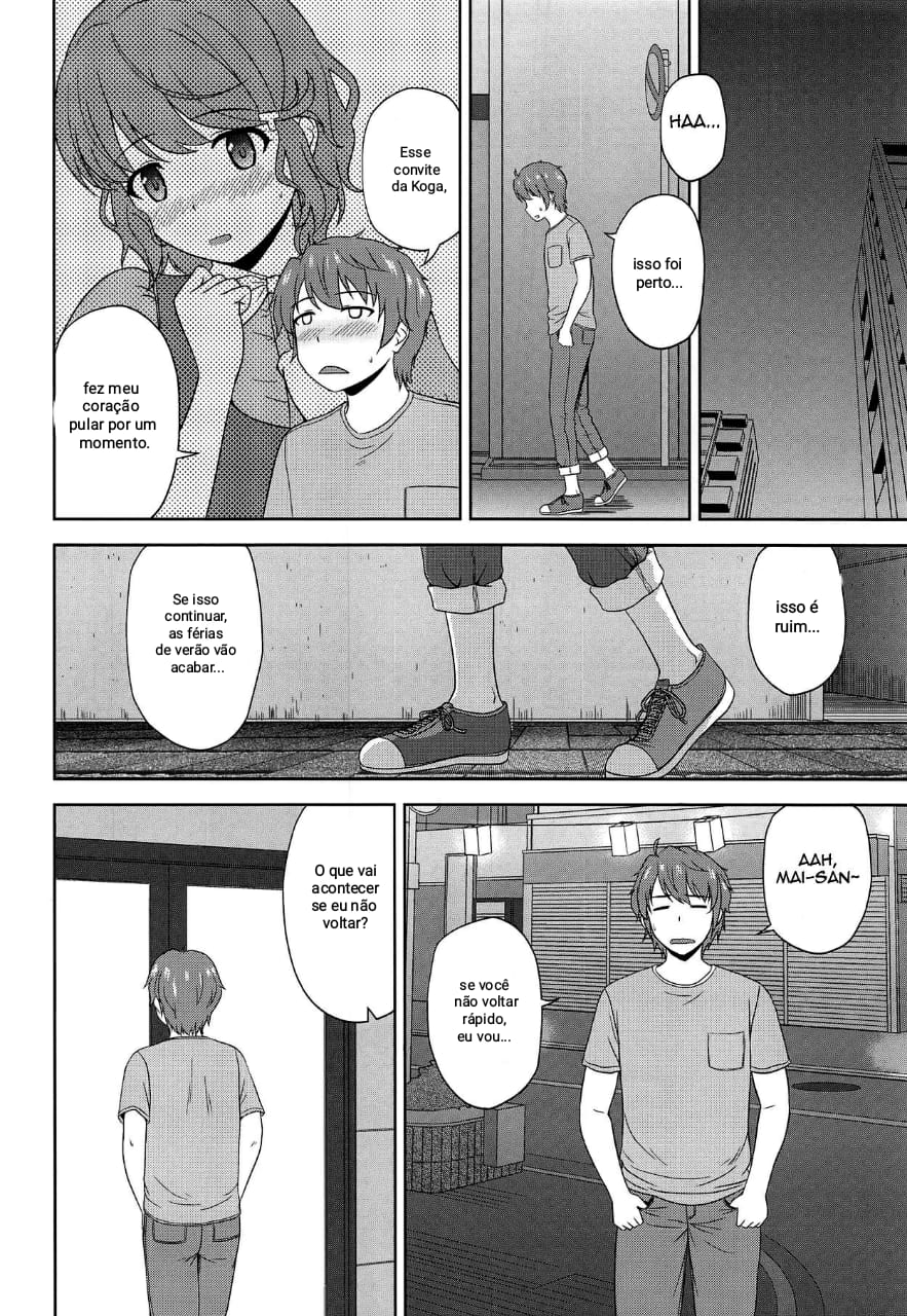 (COMIC1☆15) [G-SCAN CORP. (Satou Chagashi)] Seishun Black Time Killer (Seishun Buta Yarou wa Bunny Girl Senpai no Yume o Minai) [Portuguese-BR] [Kuri_Scans] - Page 7