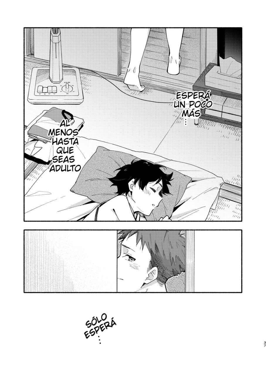 [Mugisabou (Kuromame Mugicha)] little BLUE [Spanish] {Mango} [Digital] - Page 37