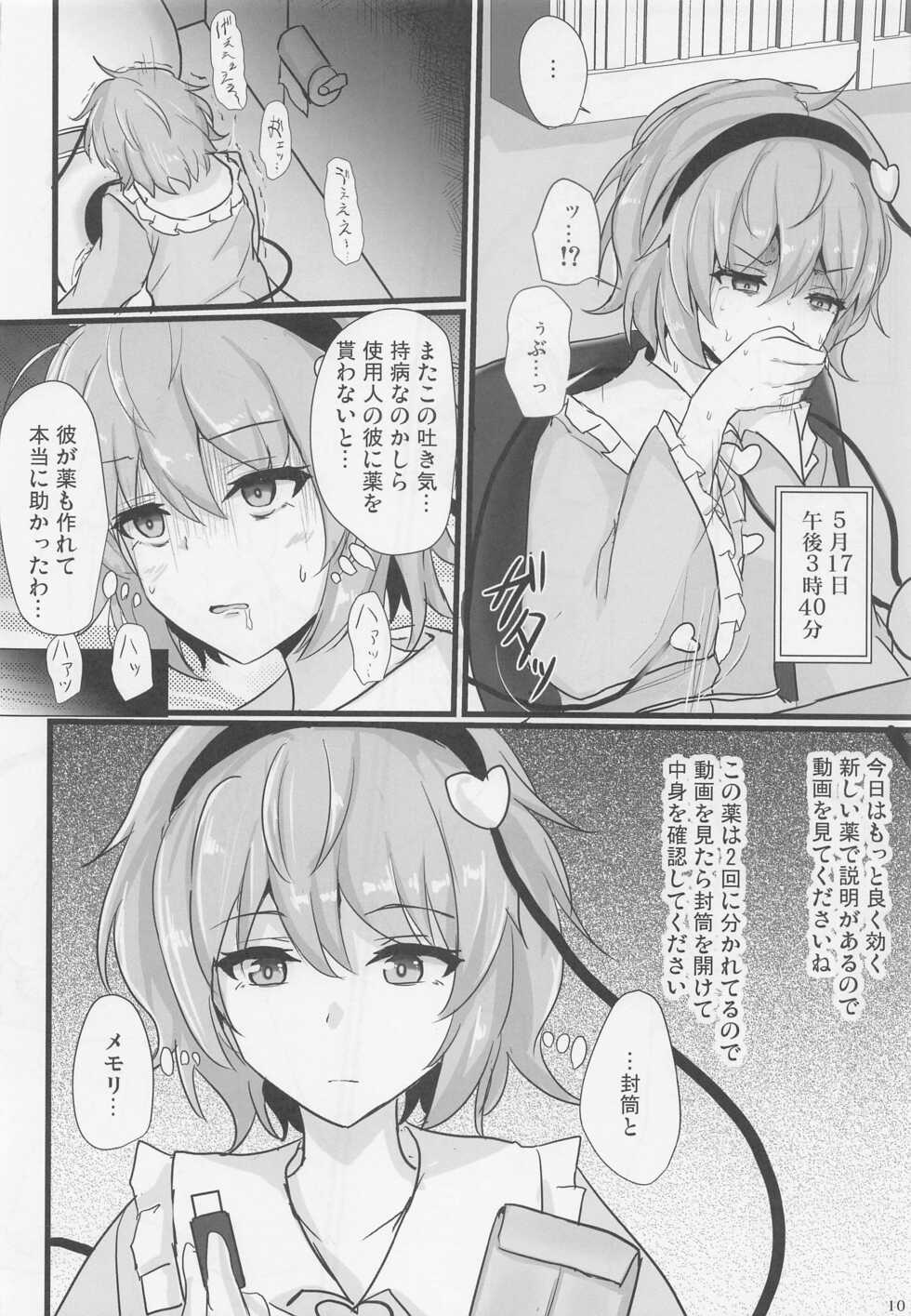 (Reitaisai 19) [Hakuginmokusei (Poshi)] Chireiden Suiminkan Kiroku vol. 1 (Touhou Project) - Page 9
